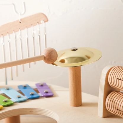 Muzyczny zestaw Montessori – drewniane instrumenty edukacyjne 7w1